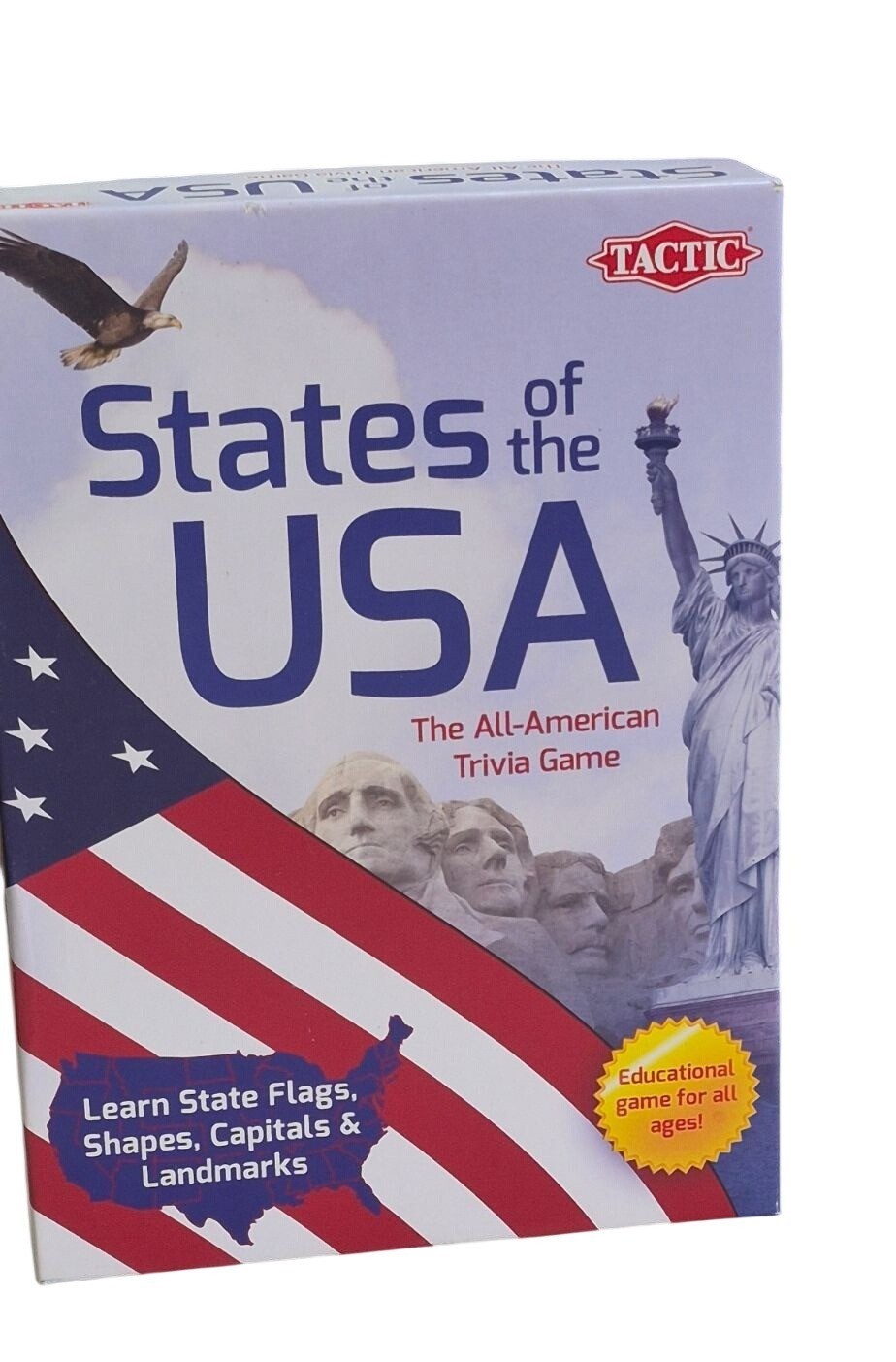 States Of The USA Trivia Game Educational Fun For All Ages By Tactic