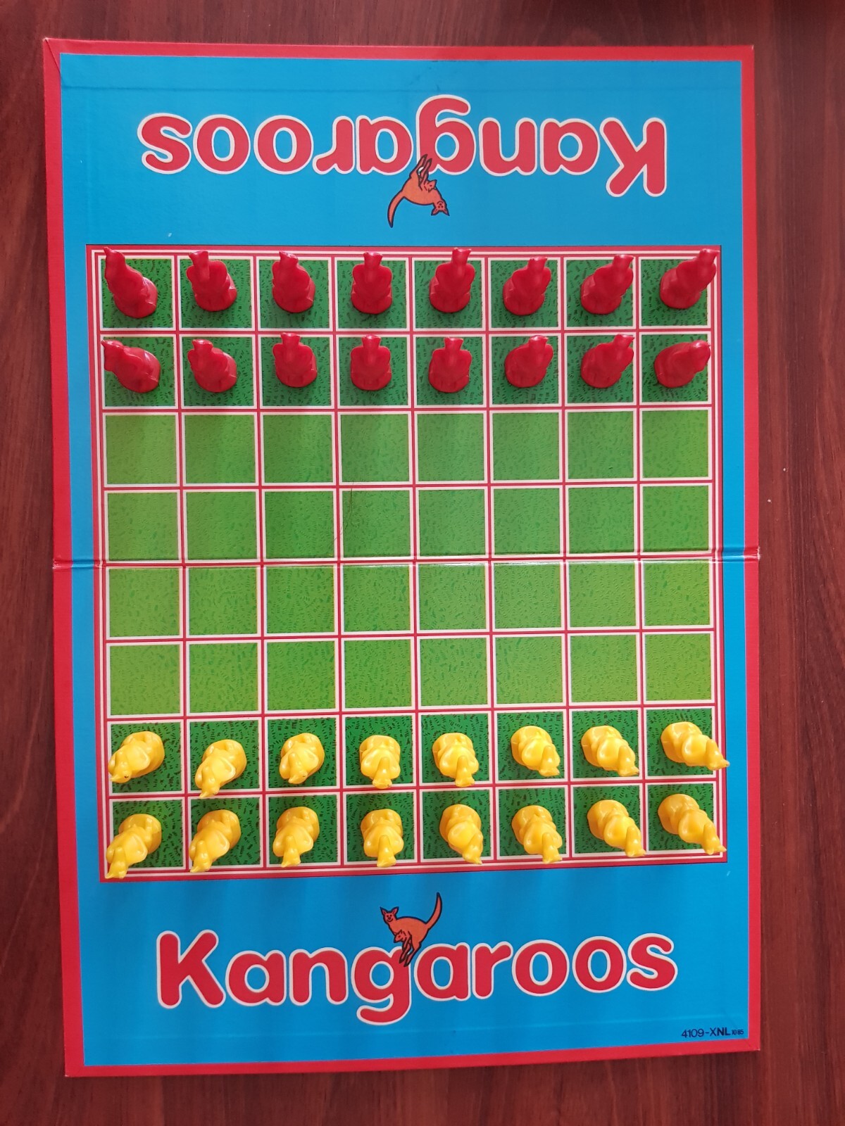 Board Game – Kangaroos Milton Bradley Australia 1985 Checkers 4109