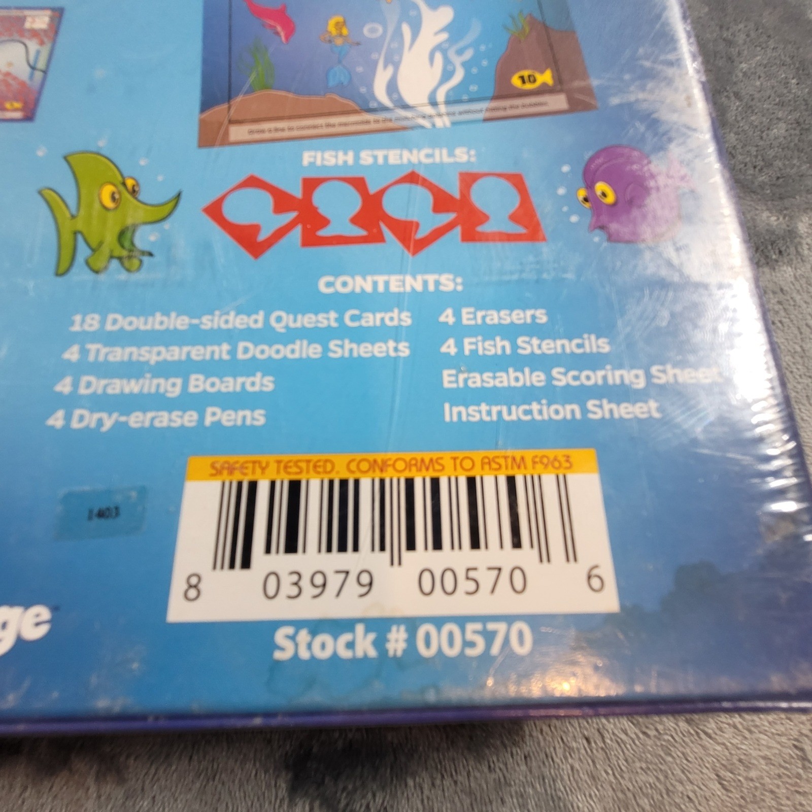 Blue Orange Doodle Quest Board Game Deep Sea Adventure Drawing Game New Sealed