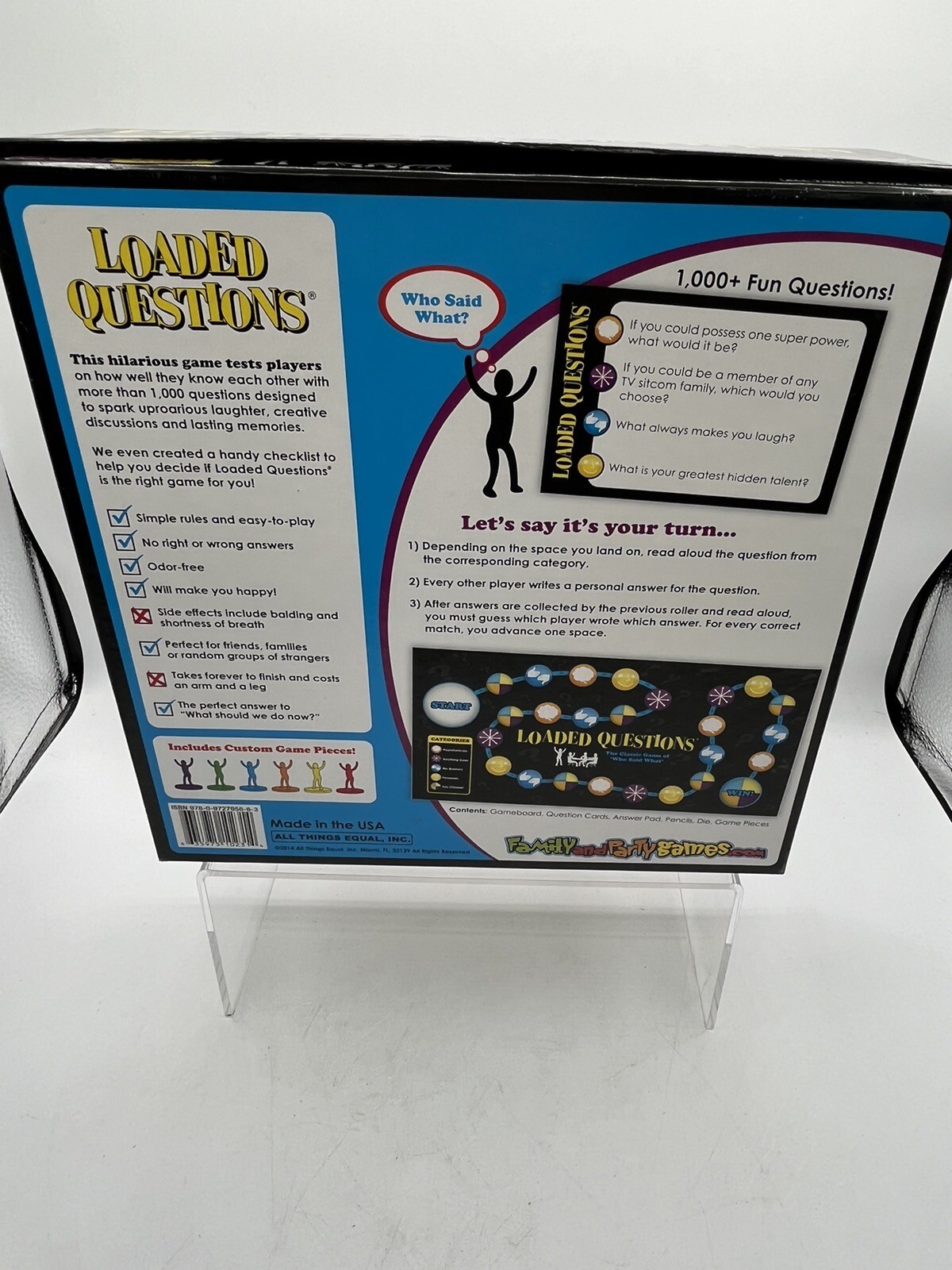 Loaded Questions Family &Party Game 2014 Teen-Adult Classic Game “Who Said What”