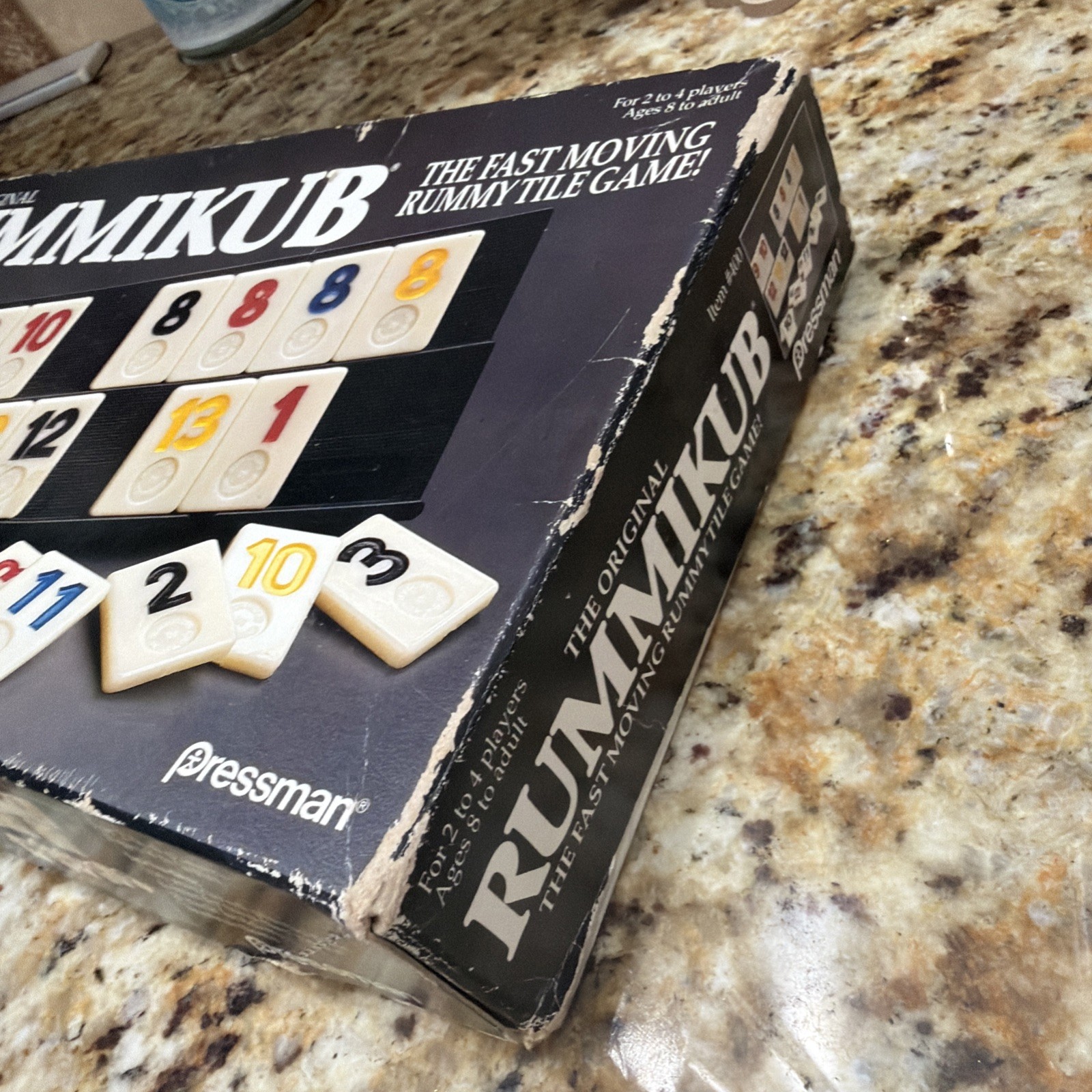 THE ORIGINAL RUMMIKUB RUMMY TILE GAME VINTAGE 1990 PRESSMAN 100% COMPLETE VTG