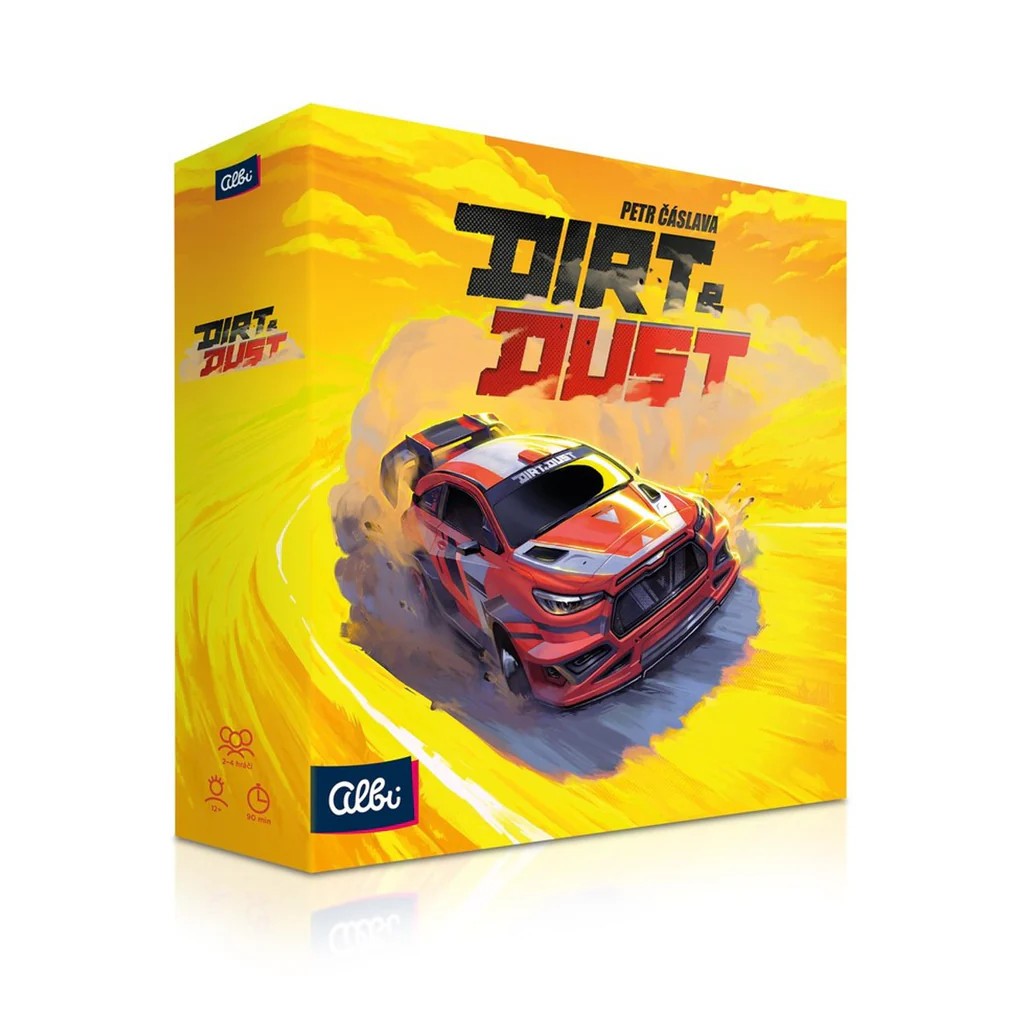 Dirt & Dust – Car Racing Card Board Game by Albi – New & Sealed