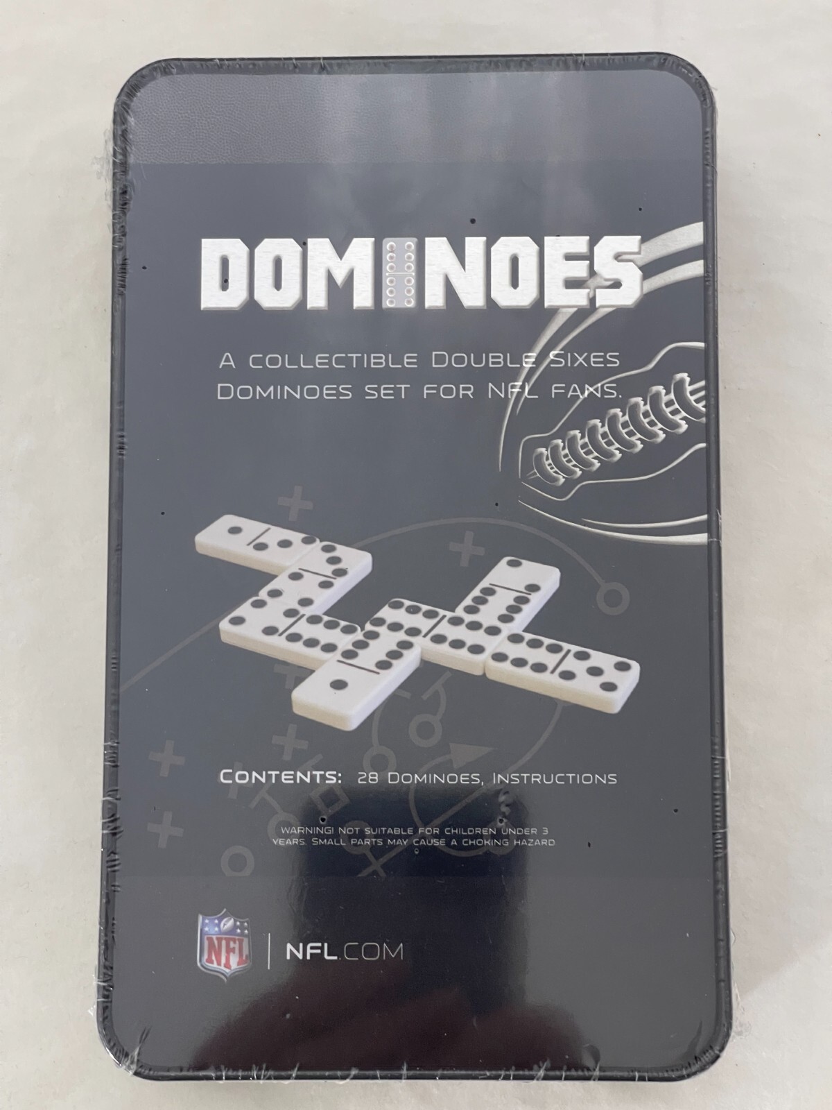 Officially Licensed NFL Pittsburgh Steelers 28 Piece Double-6 Dominoes Game