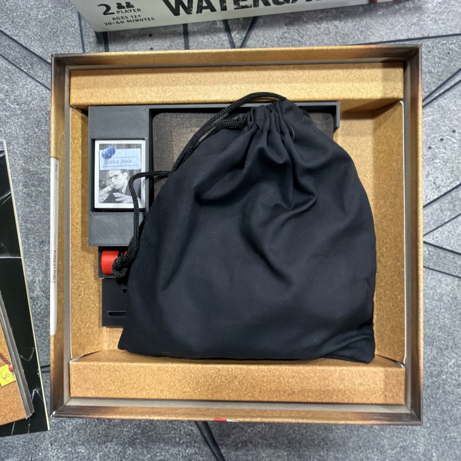 Watergate board game 3D Insert White Edition Capstone Games Matthias Cramer
