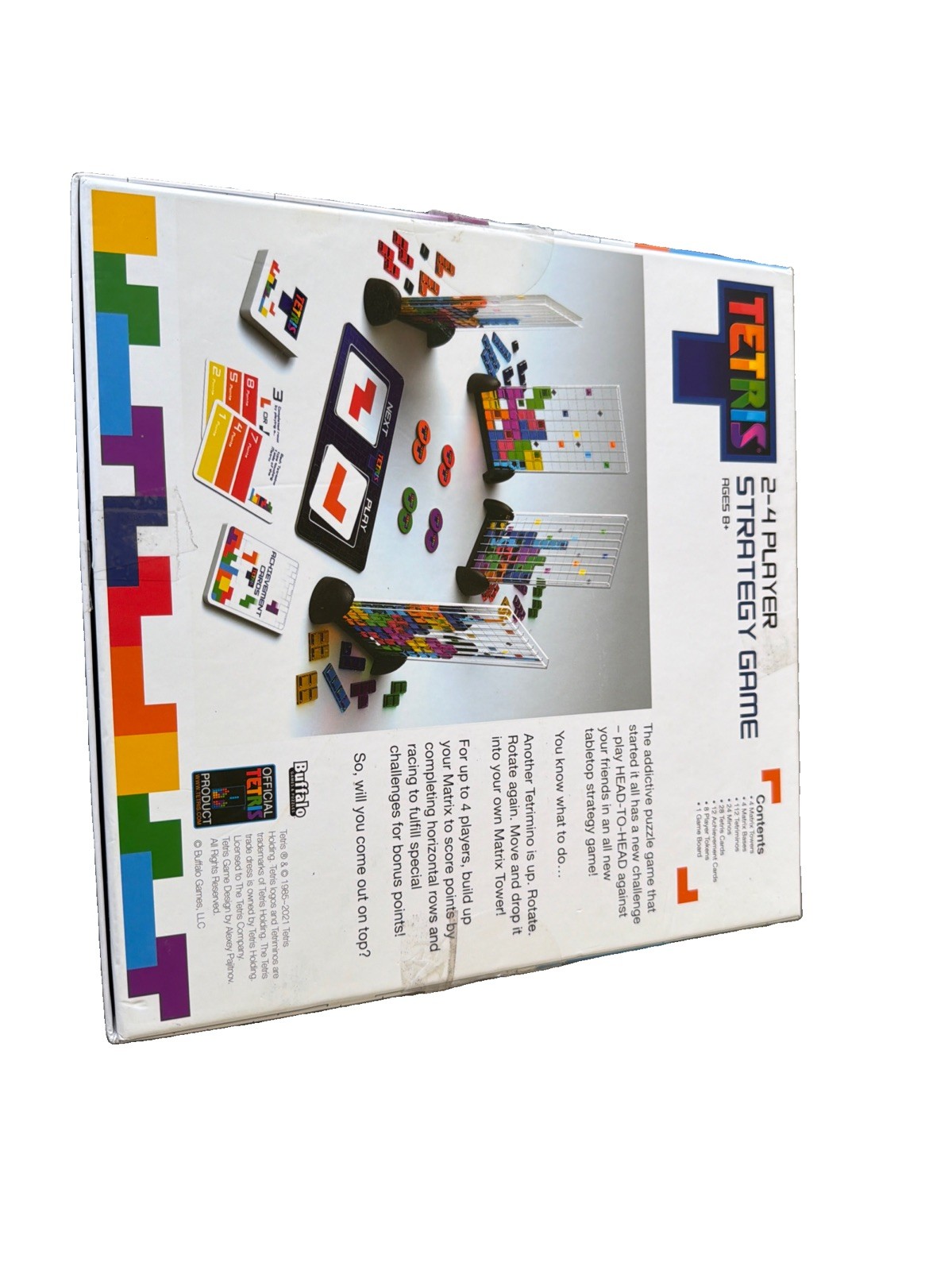 Buffalo Games Boardgame Tetris Box (new Open Box)