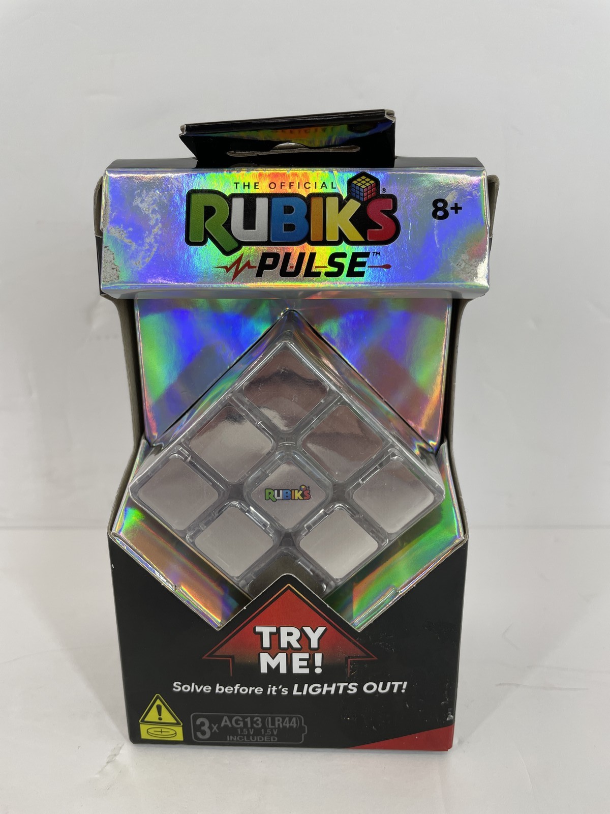 Rubik’s Pulse Electronic Light Up Puzzle Cube Game Spin Master NEW 8+