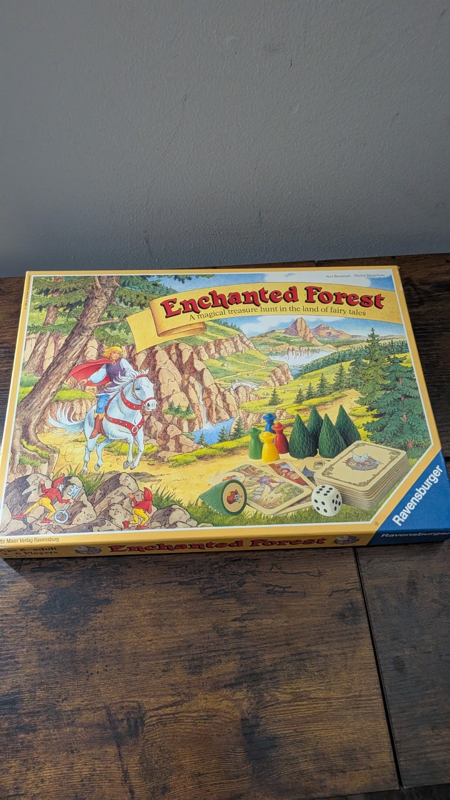 Vintage Enchanted Forest Magical Treasure Hunt Board Game Complete Ravensburger