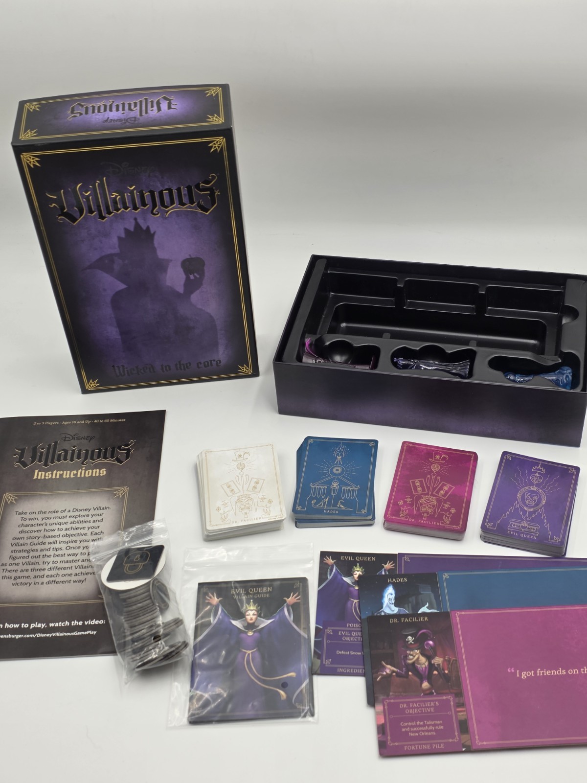Disney Villainous: Wicked To The Core – Board Game Complete Ravensburg 2019