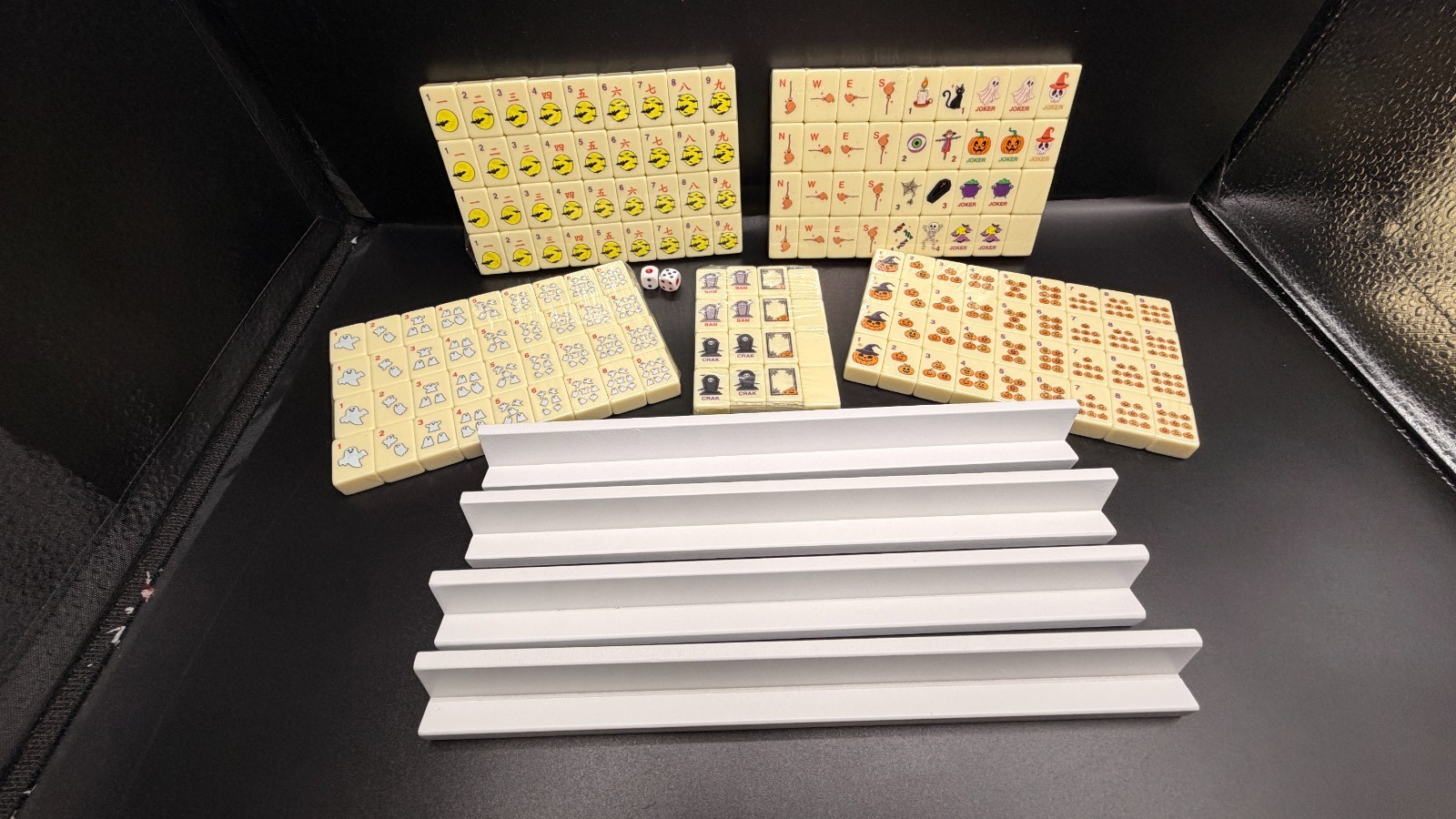 HALLOWEEN MAHJONG TILES…..NEW