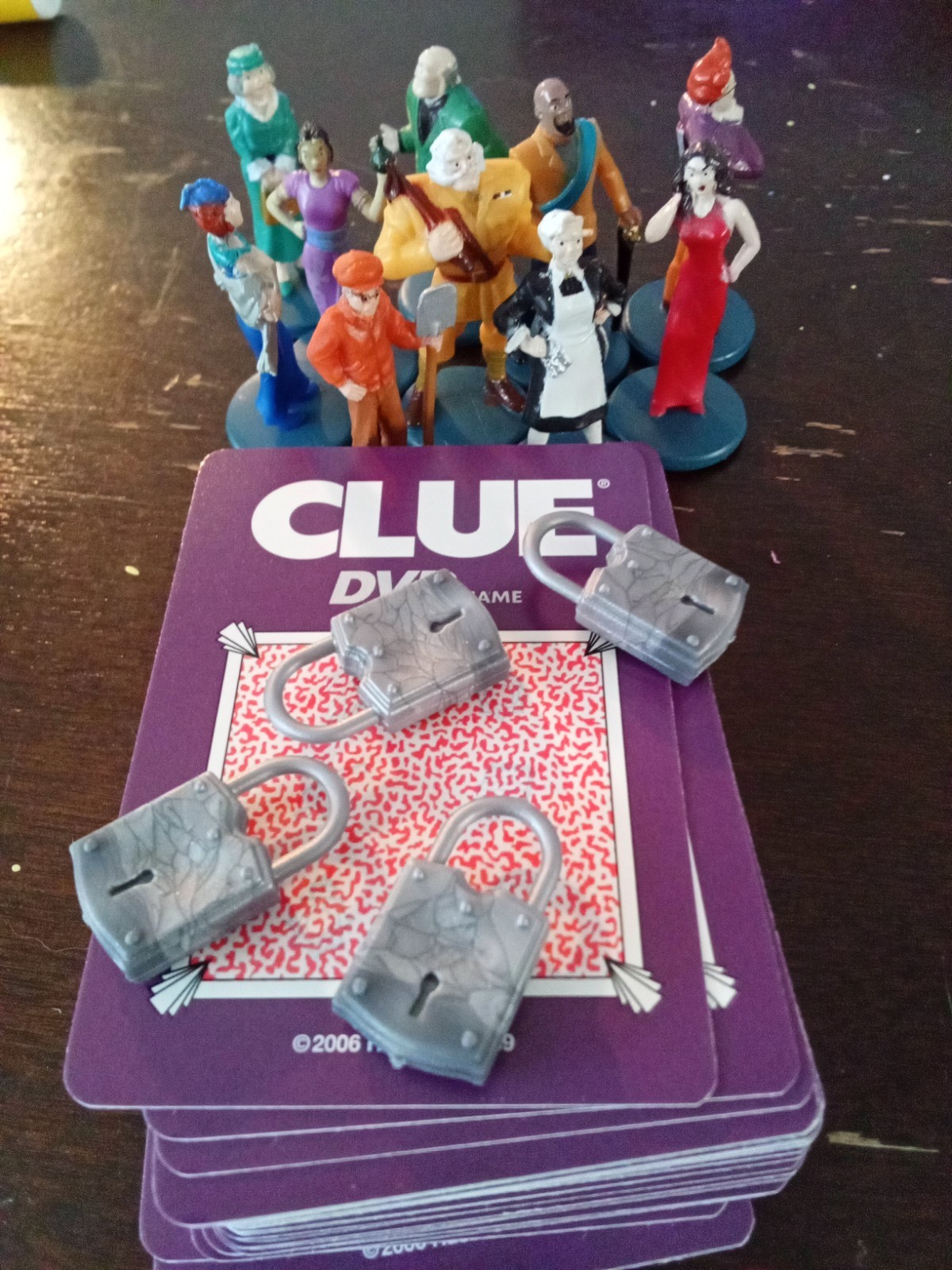 Clue DVD Parker Brothers 2006 Classic Detective Board Game Mystery. complete.