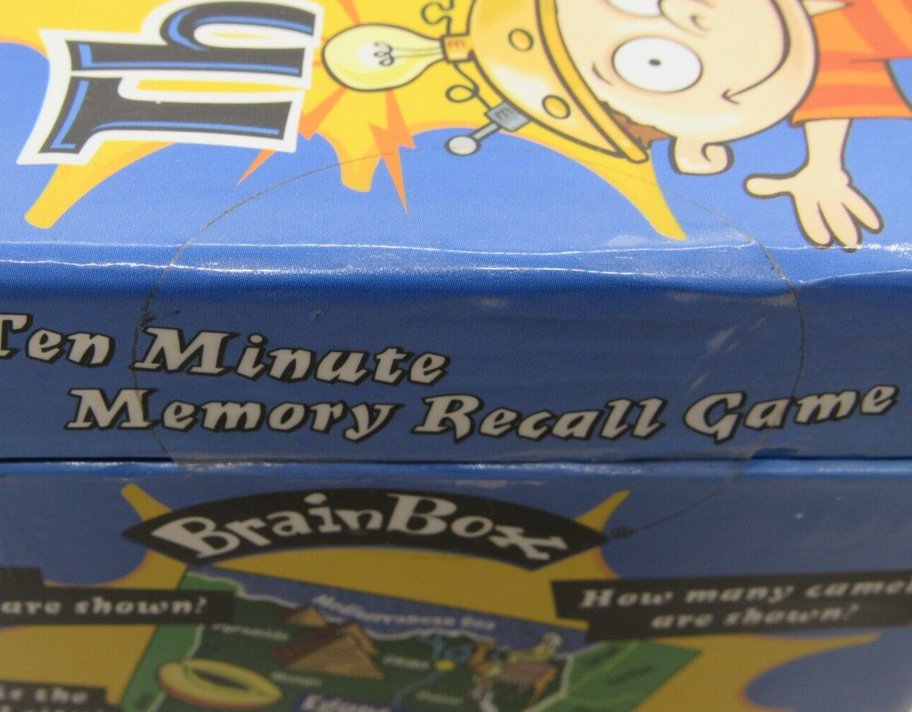Brain Box ALL AROUND THE WORLD 10 Min Memory Recall Game NEW! MindWare Geography
