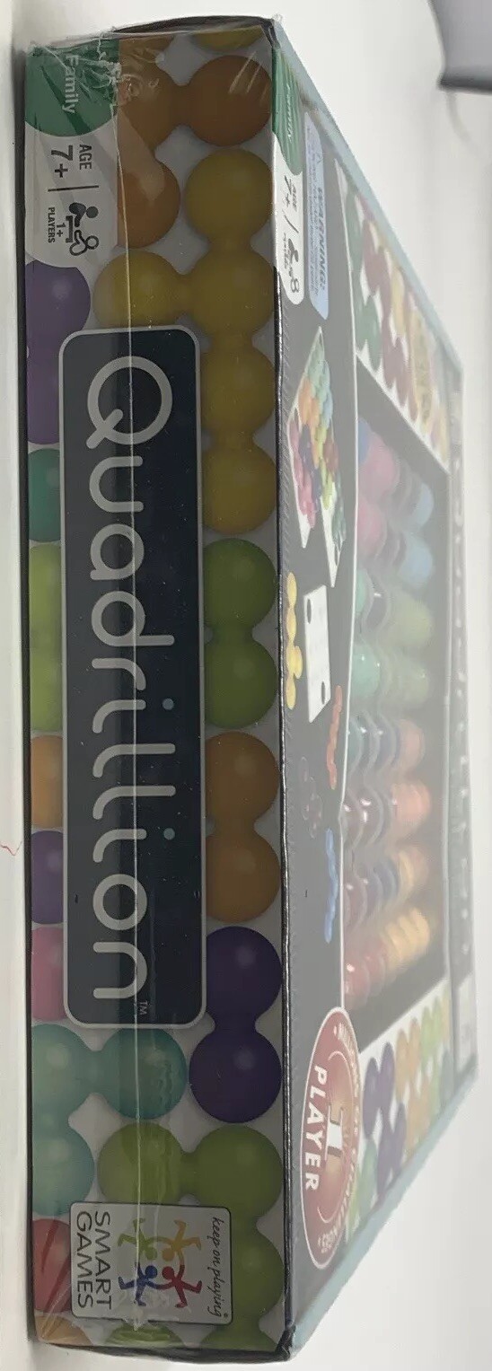 Quadrillion An Award Winning Multi Level Logic Game 1+ Players New Sealed Pkg