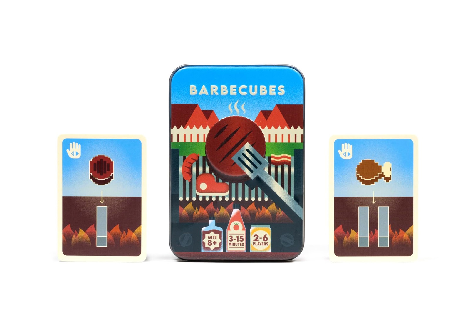 Barbecubes By Alley Cat Games For Ages 6 And Up 2 To 6 Players Fast-Paced Bbq