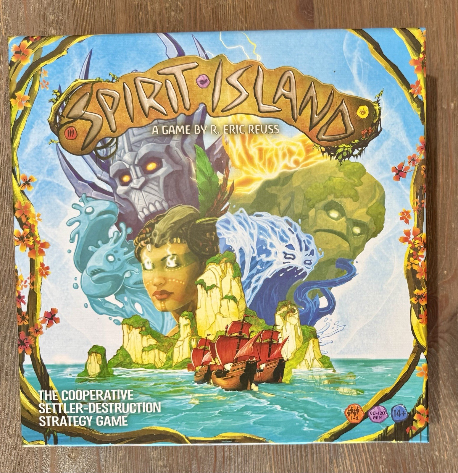 Spirit Island Board Game Lot 5 exp Branch Claw Jagged Earth ++ Premium Tokens