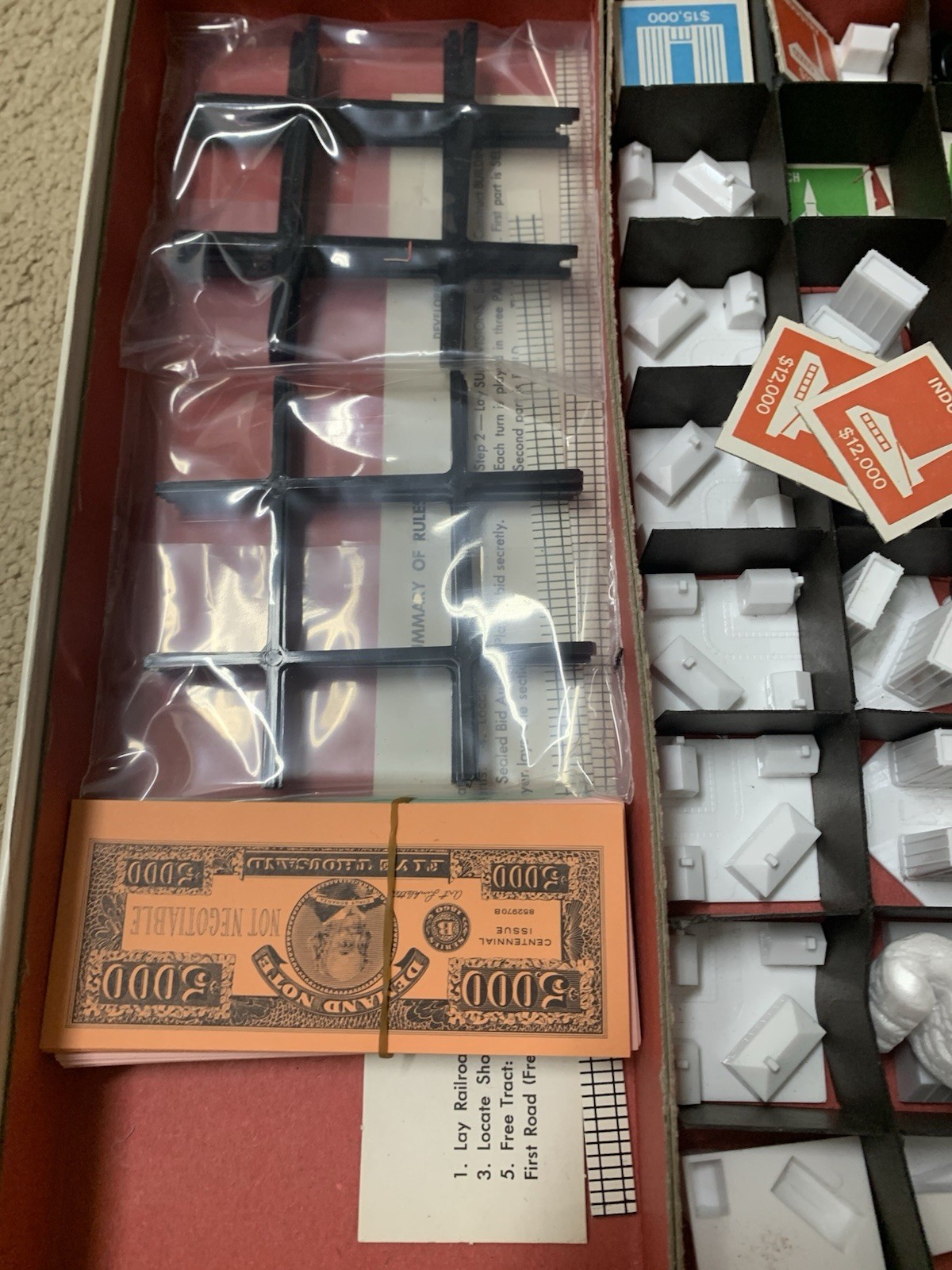 NEW Milton Bradley Square Mile – 1962 Land Develop Game – Vintage, Complete