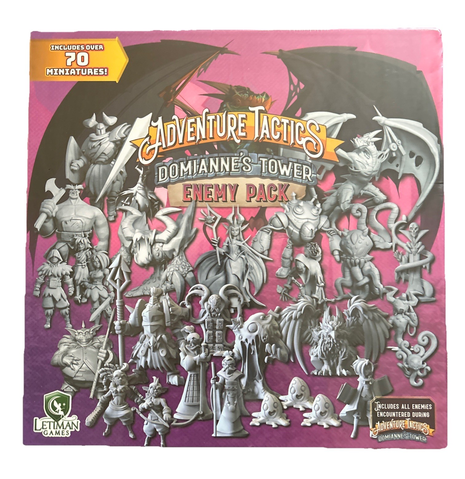 Adventure Tactics Domianne’s Tower Enemy Pack 70+ Miniatures Letiman Games NEW!