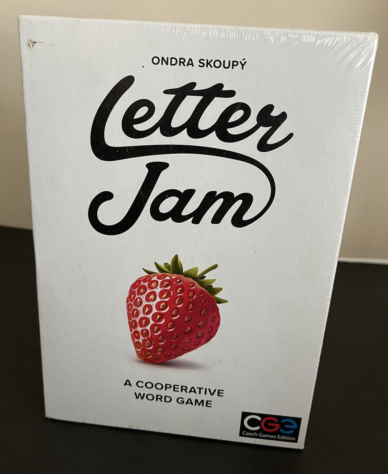 Czech Games Edition Letter Jam Cooperative Word Game Letters Theme 2 Players 10+