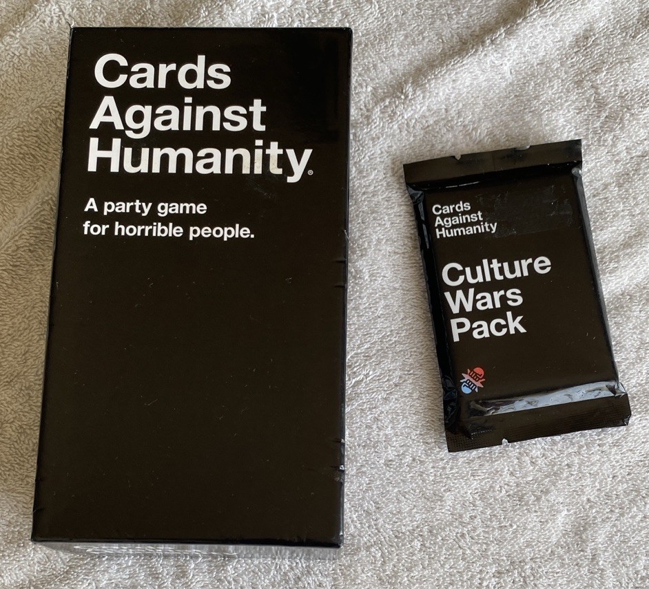 CARDS AGAINST HUMANITY Game + Culture Wars Expansion Pack Early Version 1.5 2013
