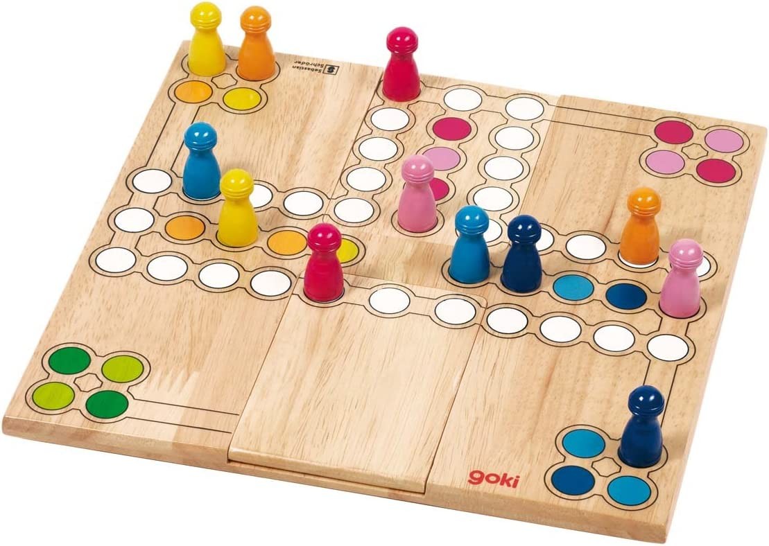 goki 56914 Ludo Board Game, Mixed