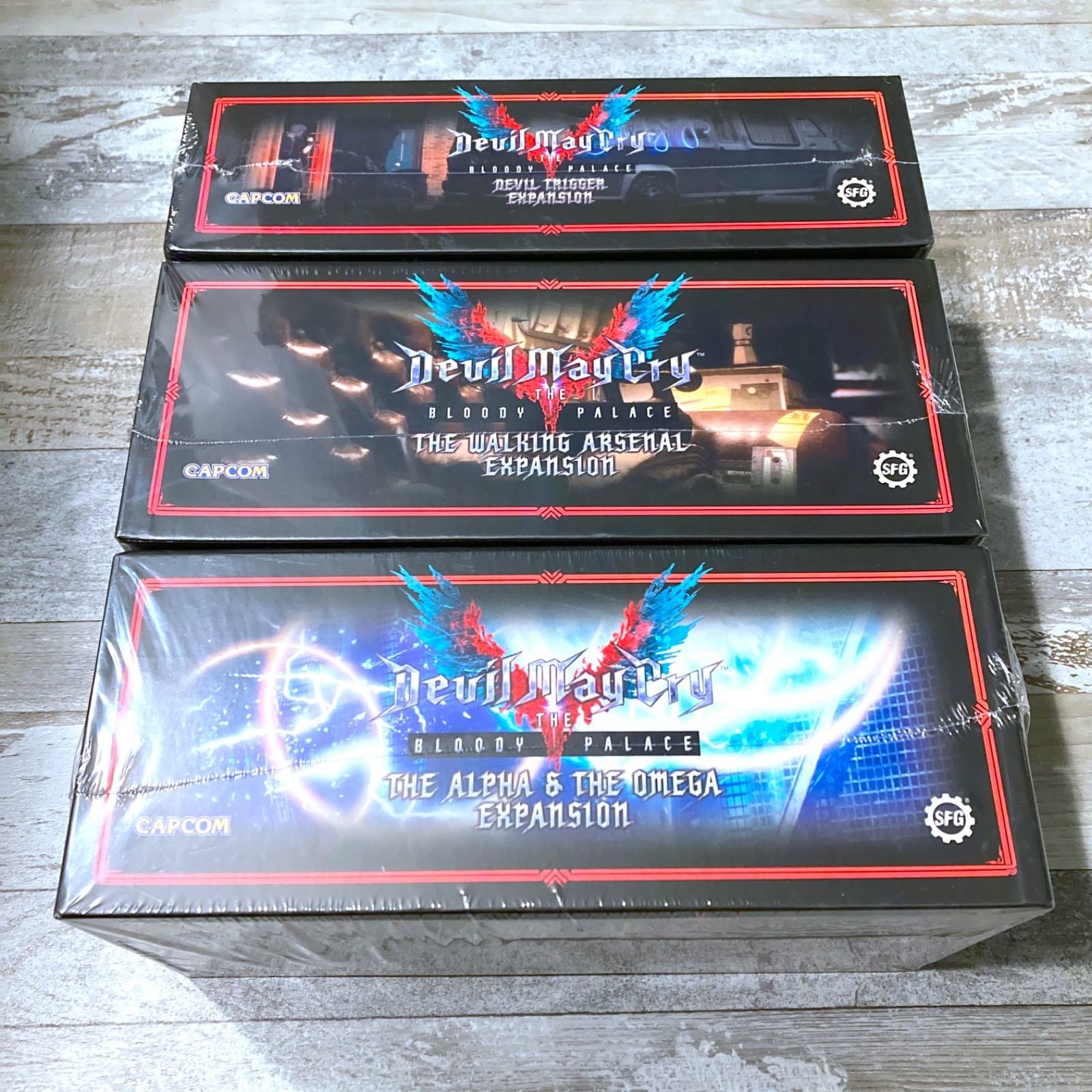 Devil May Cry V Bloody Palace DMC Tabletop Board Game Expansion Lot of 3 Capcom