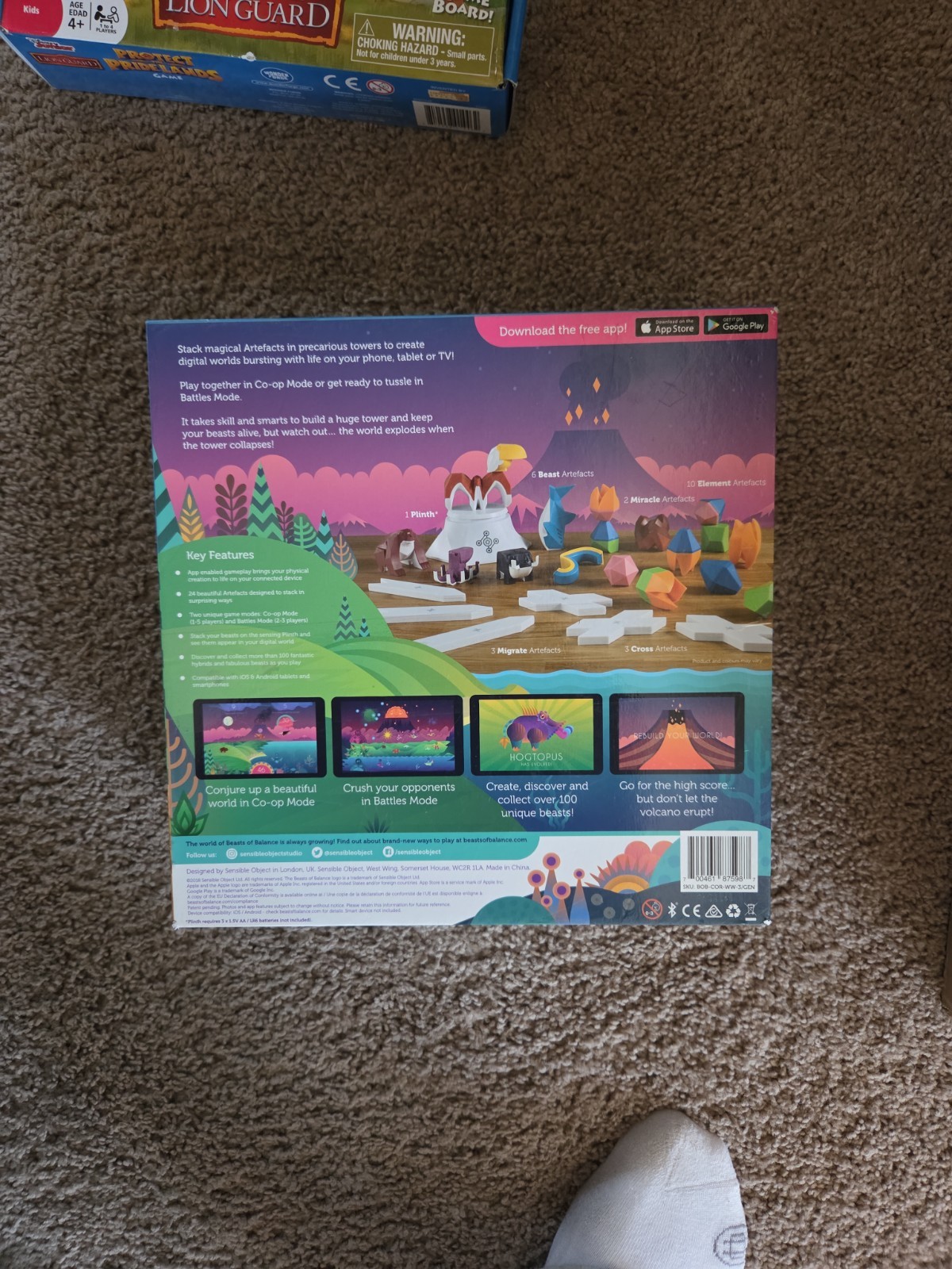 Beasts of Balance Board Game Stacking Animals by Sensible Object App Game Digita