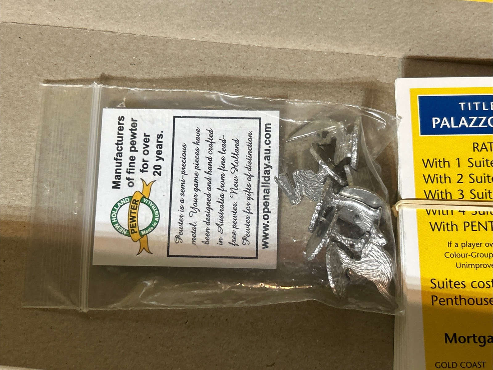 Parker Bro Geographic Monopoly Gold Coast, Australia Limited Edition Complete D1