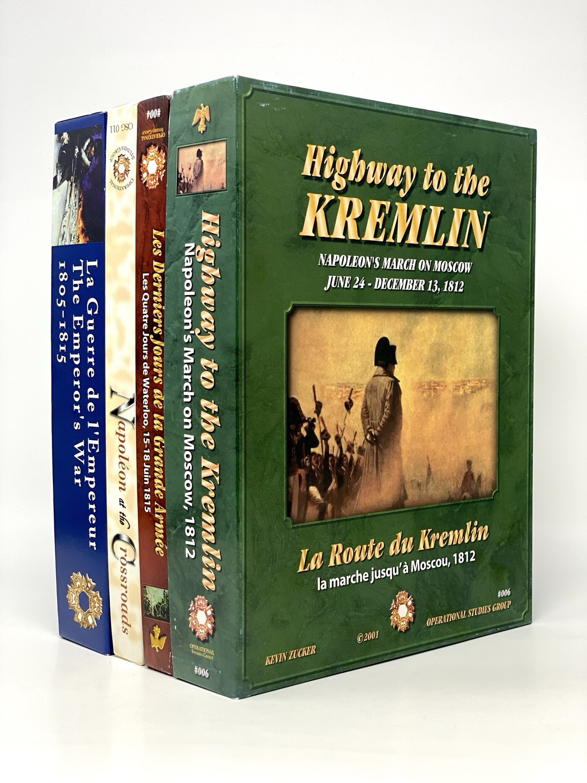 Lot of 4 VINTAGE Operational Studies Group Games (1998-2006) ALL UNPUNCHED