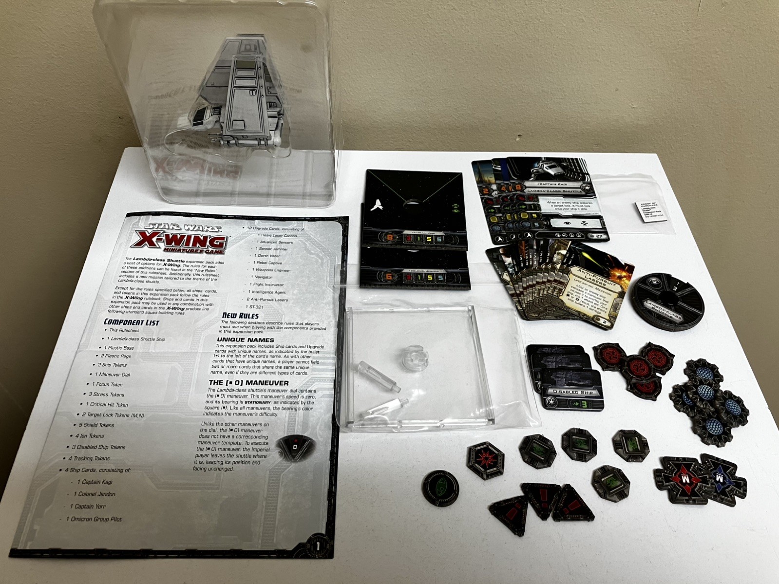 Star Wars X-Wing Miniature Game The Force Awakens Core Set & 8 Expansion Sets