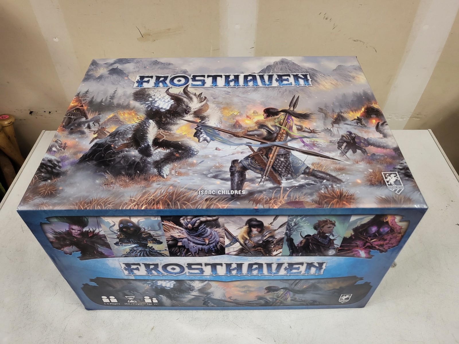 Cephalofair Games Frosthaven Fantasy Board Game, 1-4 Players, Ages 14+ Open Box