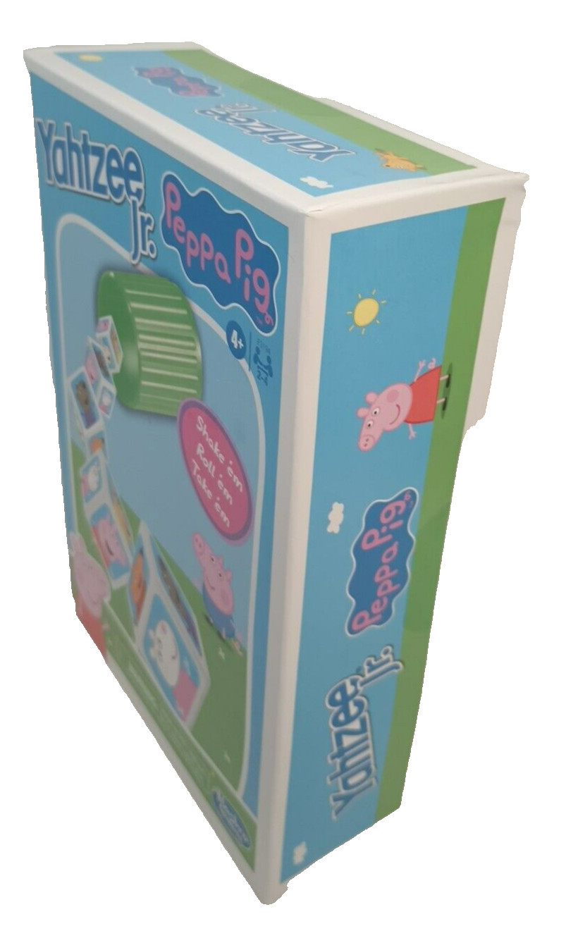 Yahtzee Jr. Peppa Pig Hasbro Ages 4+ ages 2-4 New