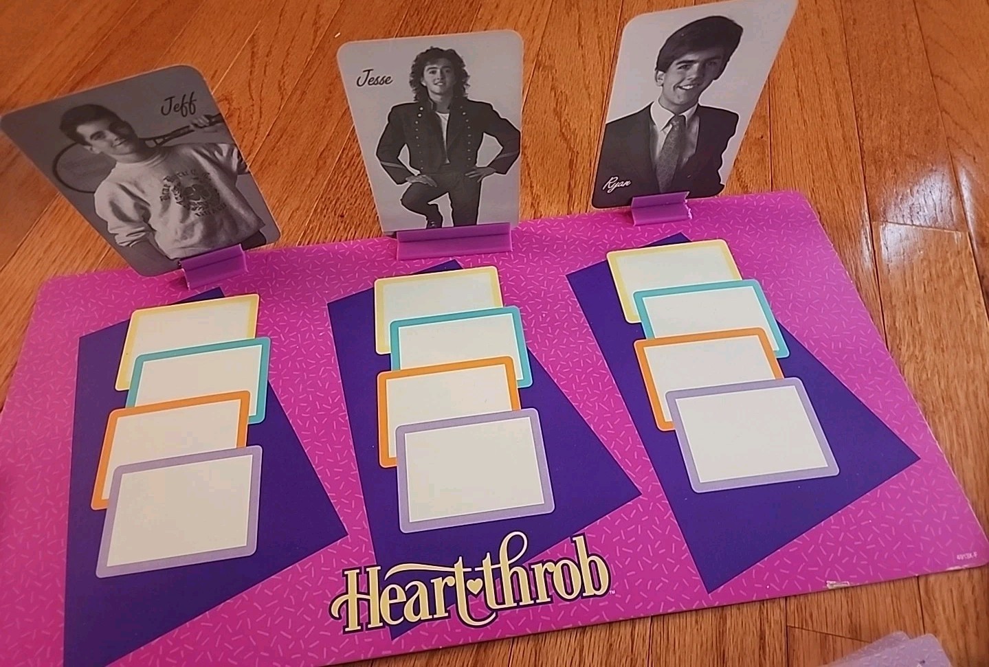Vintage 1988 Milton Bradley Heartthrob The Dream Date Board Game Heart Throb