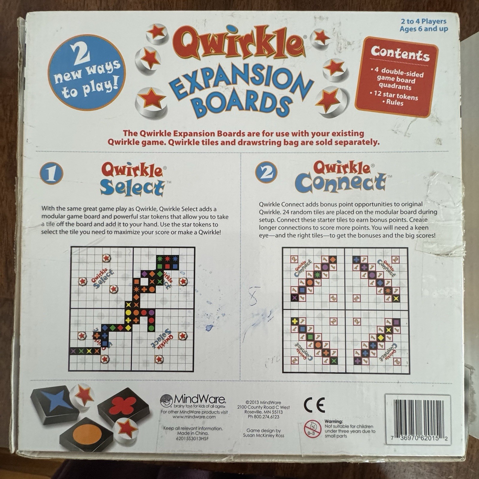 Qwirkle Expansion Boards Select & Connect Add On 2013 Out of Print Complete