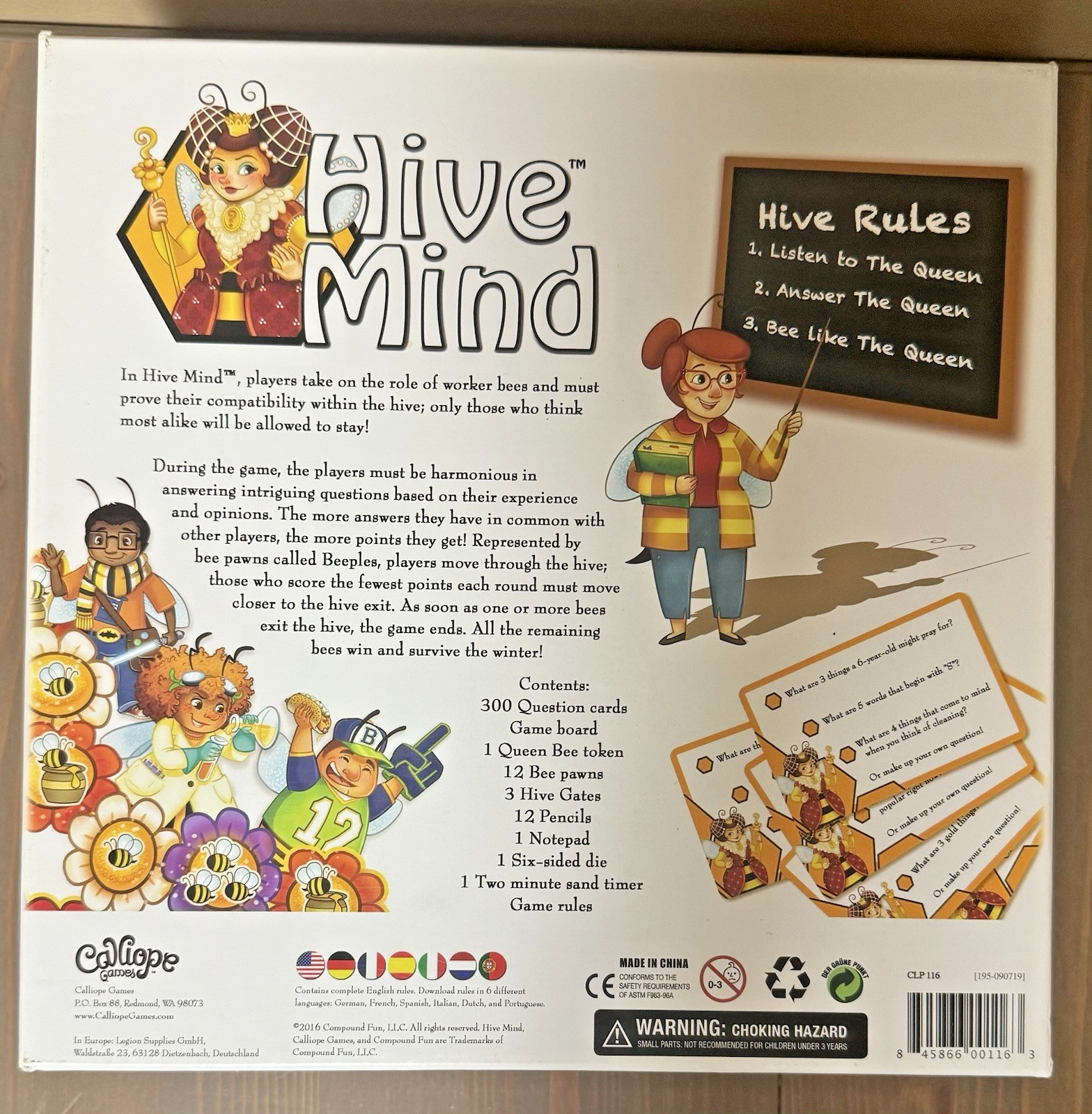 Hive Mind Board Game Game Of Beeing Alike 1st Edition Richard Garfield complete