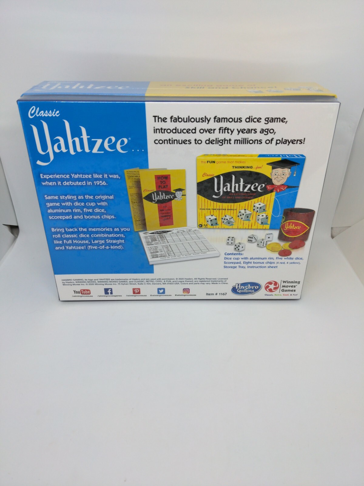 Classic Yahtzee An Exciting Game Of Skill And Chance. Brand new and sealed.