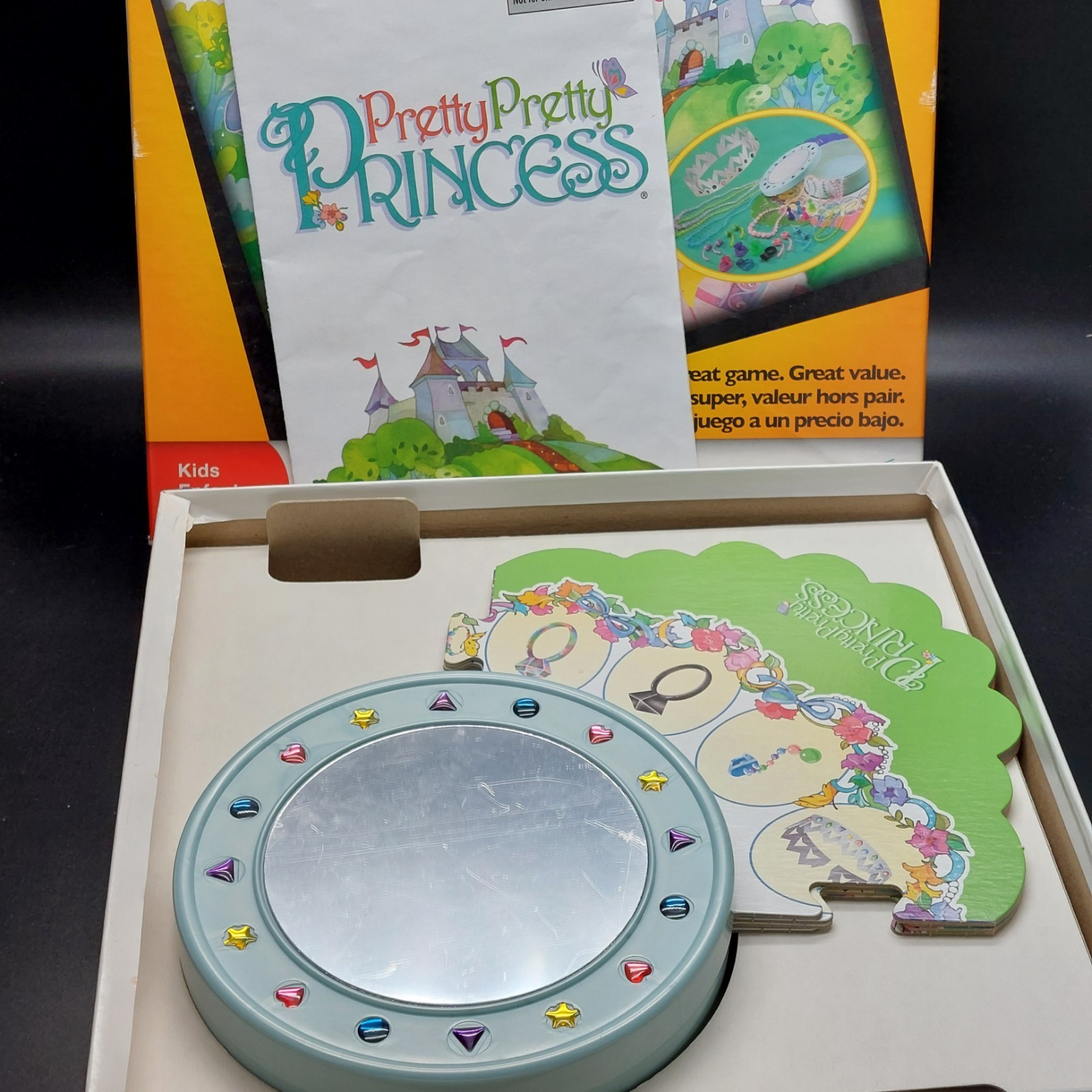 PRETTY PRETTY PRINCESS 2009 Jewelry Dress Up Board Game Complete!!!!!! EUC Cute