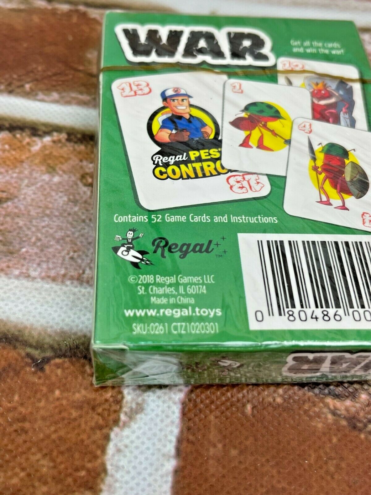 Regal Games Classic Card Game War-New