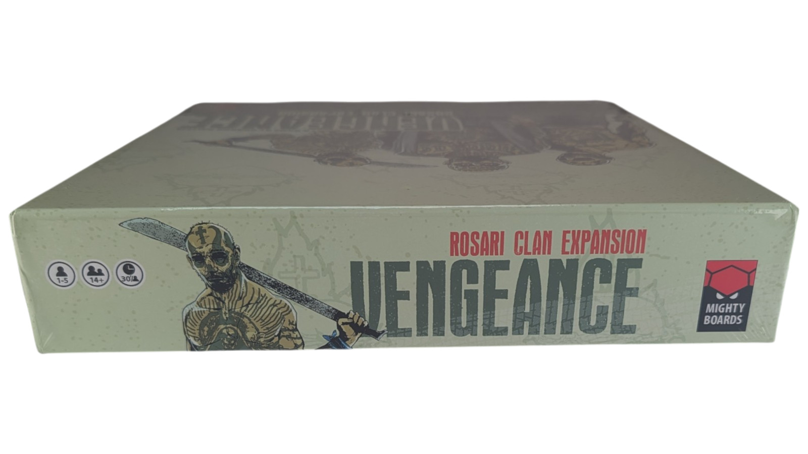 Vengeance Rosari Clan Expansion Board Game Mighty Boards Greenbrier New Sealed