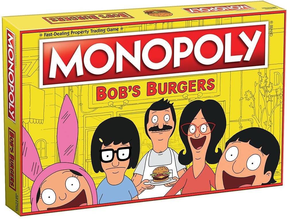 USAopoly Hasbro Monopoly Bob’s Burgers Edition Board Game NEW