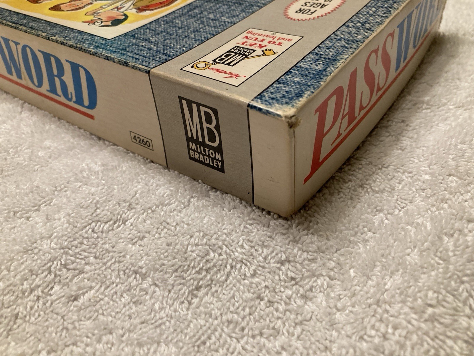 Vintage 1962 Password Game, No. 4260, Complete Set, Milton Bradley Co., USA.
