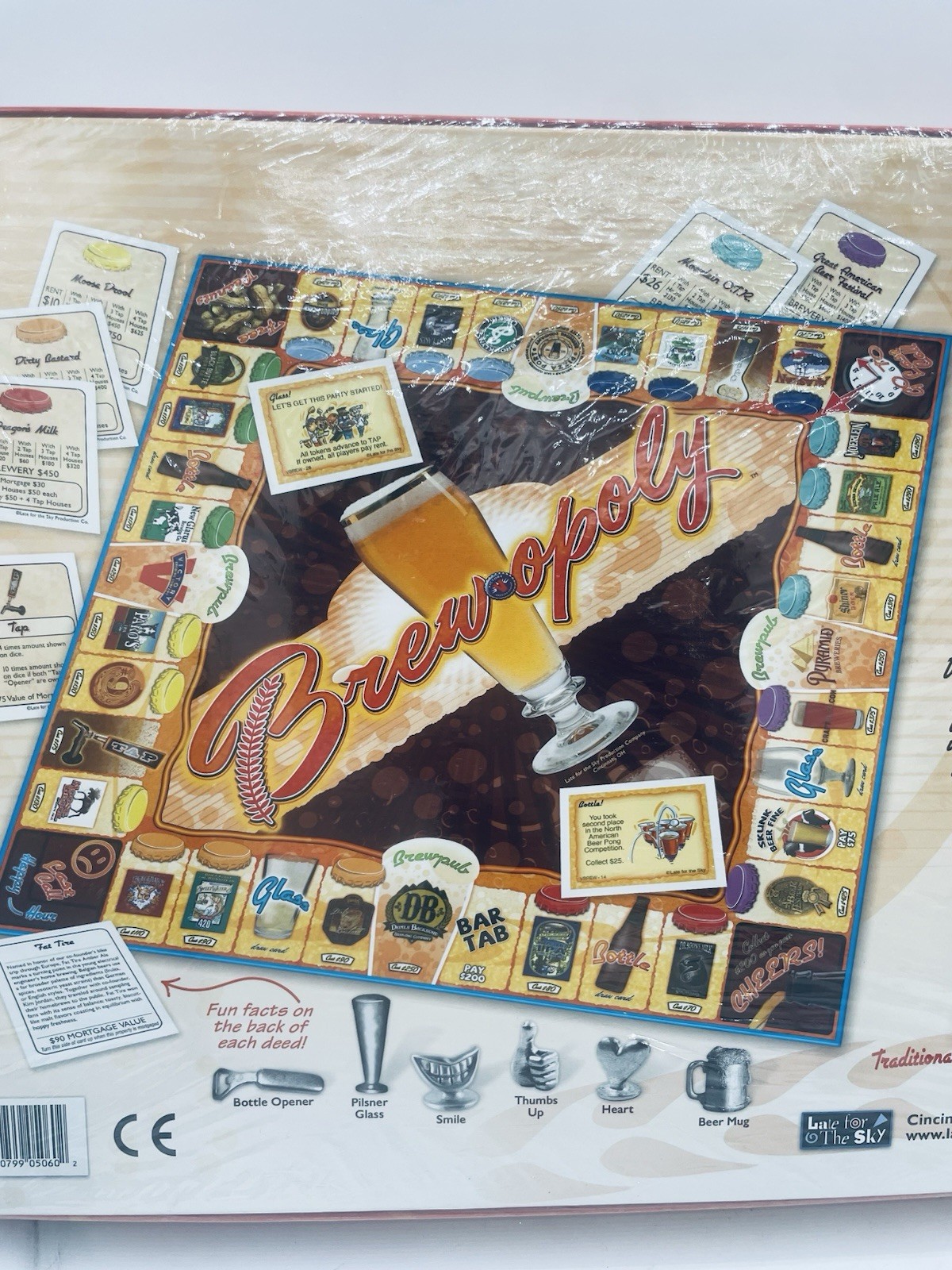 Brew-opoly Board Game Adult Friends Drinking Game Made in the USA – NEW SEALED