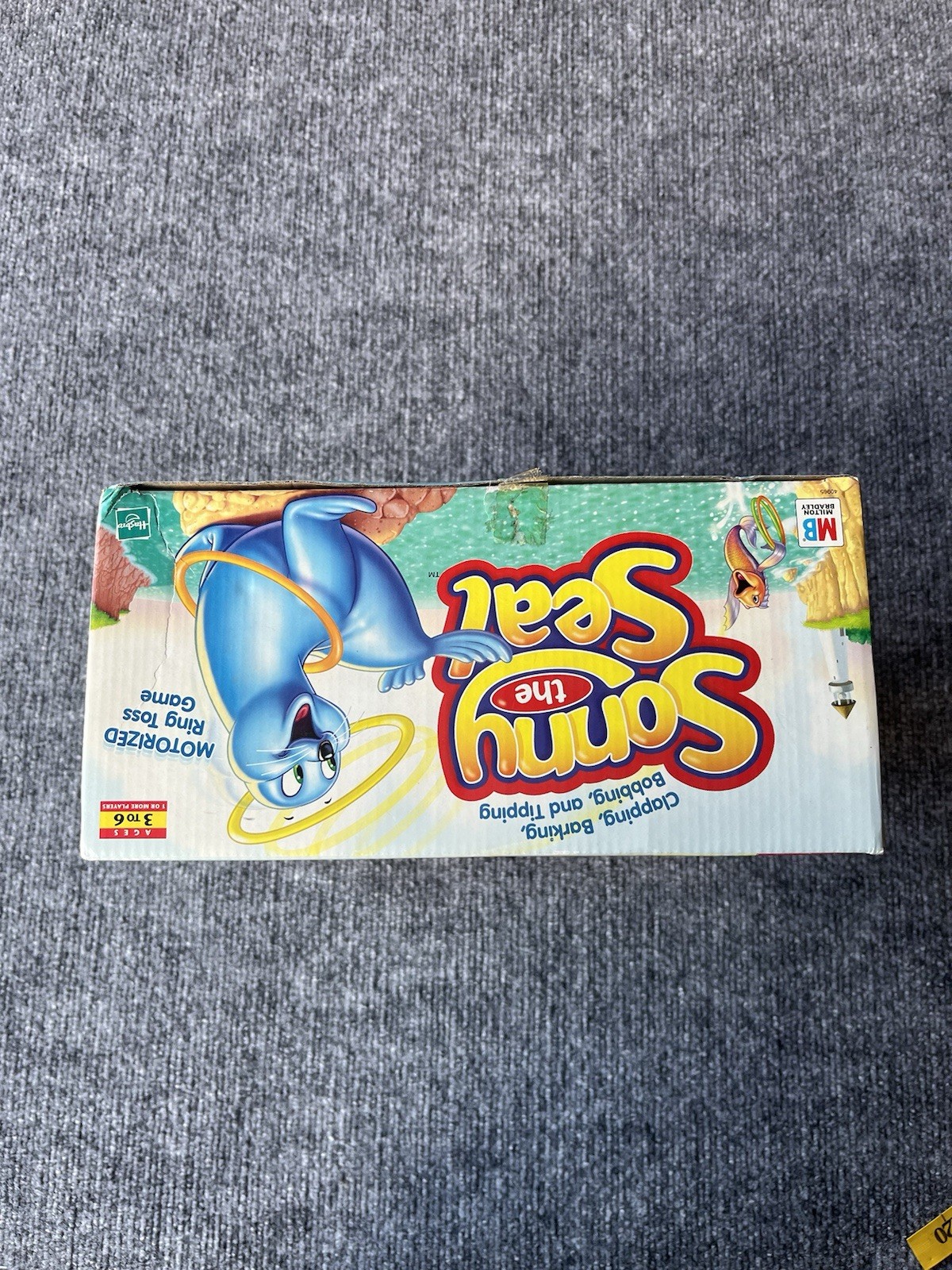 NEW – SONNY THE SEAL GAME – MOTORIZED RING TOSS GAME – AGES 3-6 – MADE IN 1998