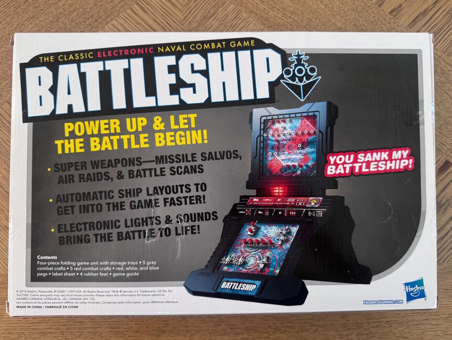 Hasbro Electronic Battleship A3846 Sea Battle Family Board NEW Naval Combat Navy