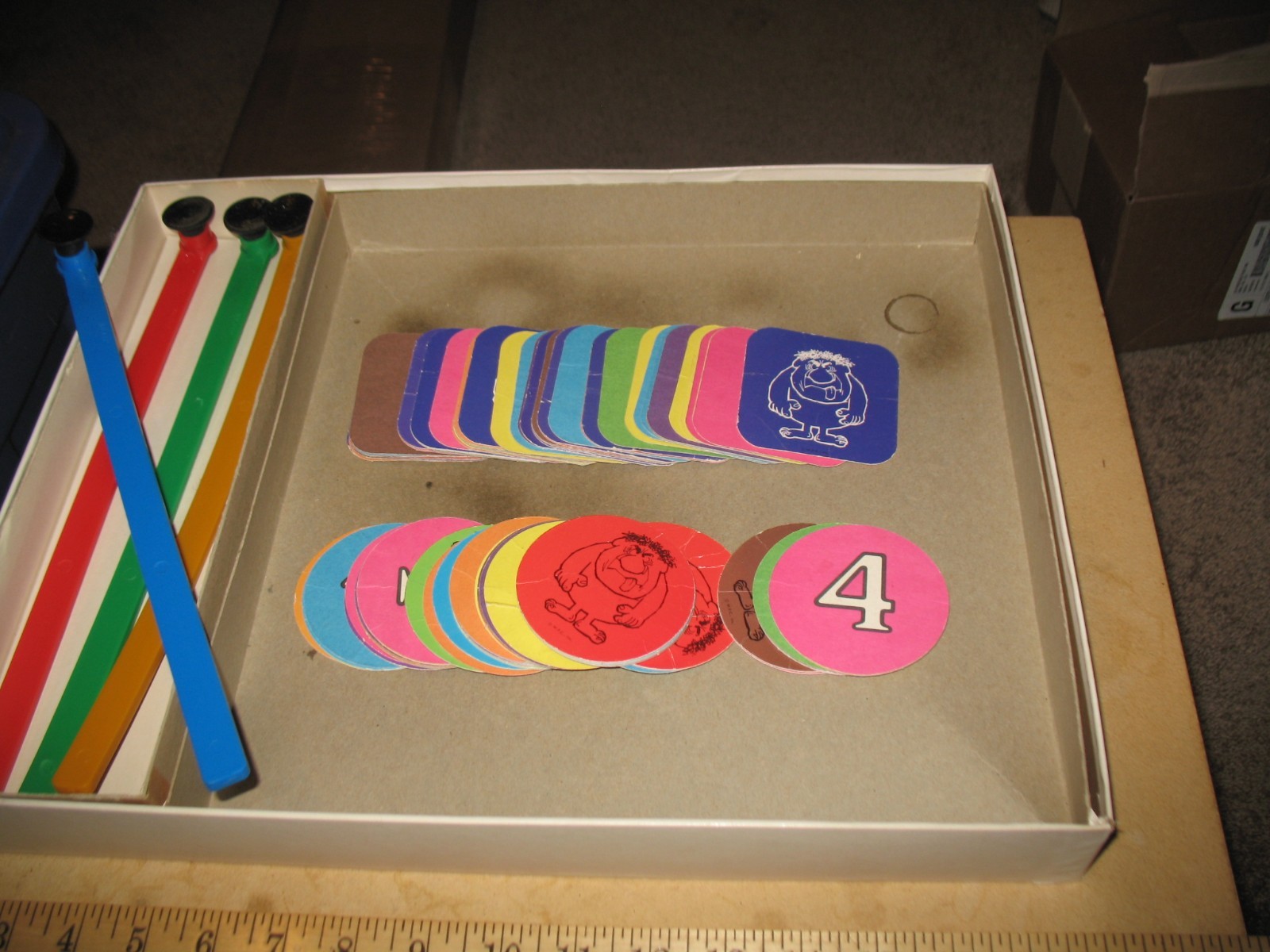 VTG 1968 WHITMAN CLUNK A GLUNK BOARD GAME AGES 5-ADULT 99% COMPLETE 2-4 PLAYERS