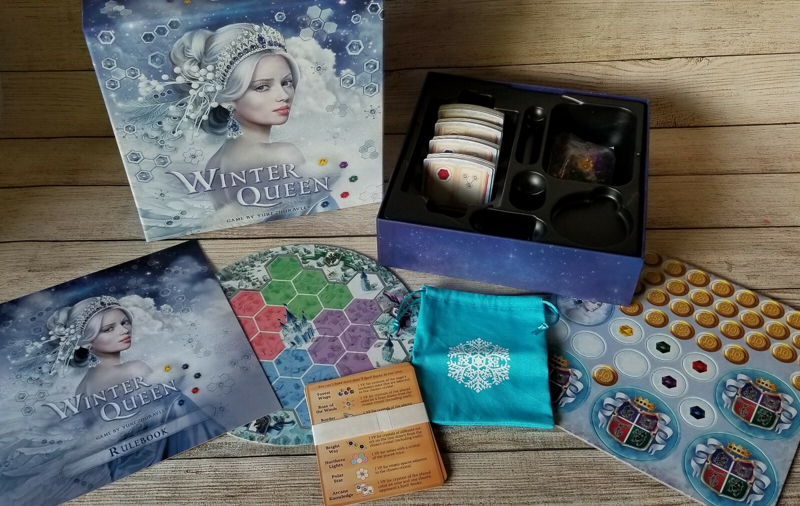 Winter Queen Kickstarter Edition with Mini Expansion Crowd Games NEW SEALED