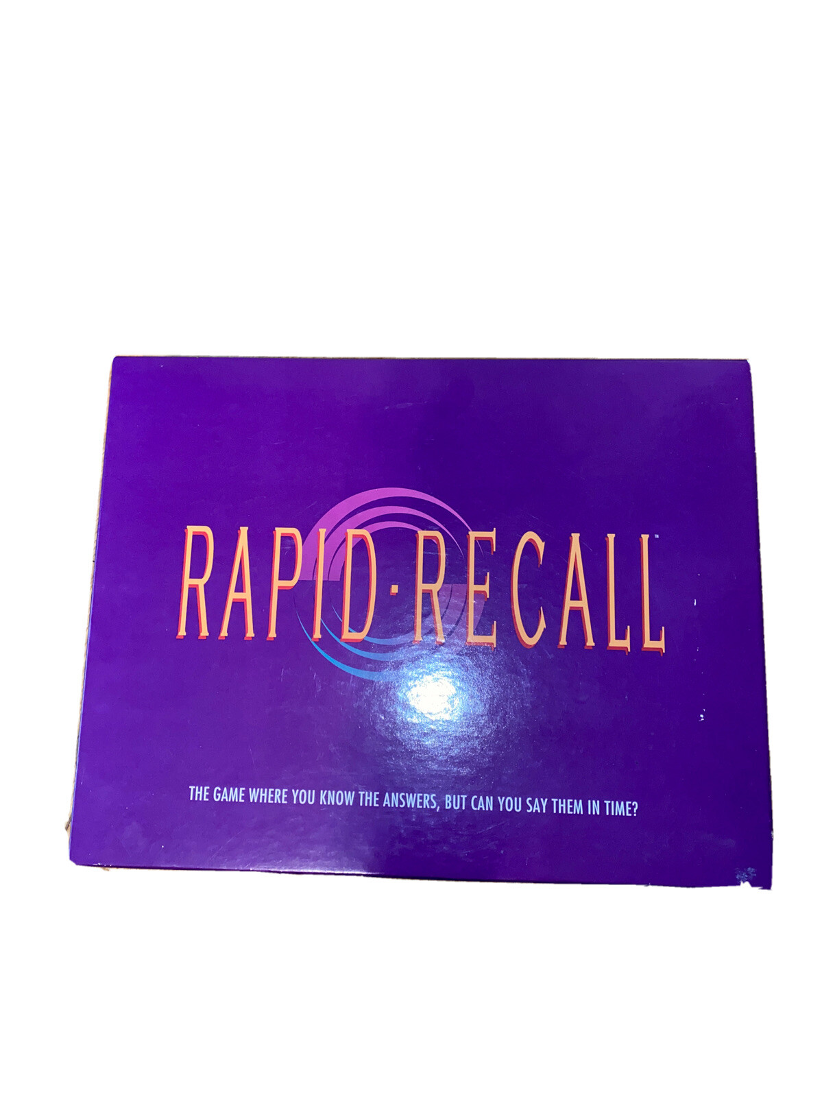 Rapid Recall Party Game by Western Publishing 1993 Vintage Game Night ~ Complete