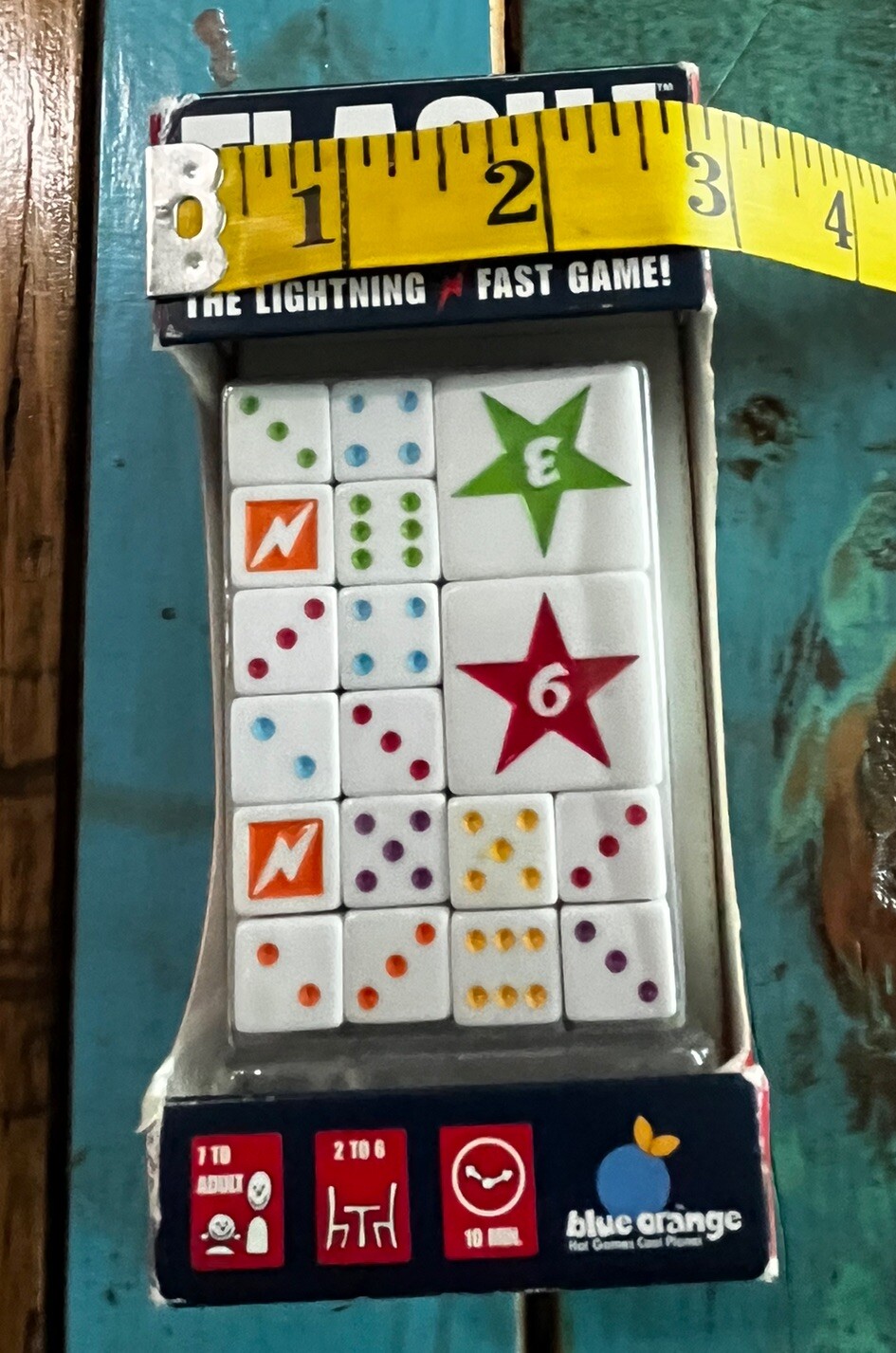 FLASH! The Lightning Fast Dice Game for 2 to 6 Players by Blue Orange Games
