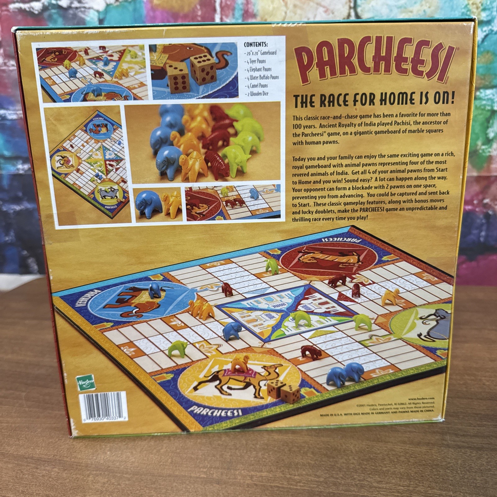 Parcheesi 2004 The Classic Game Of India MISSING ONE PIECE 99% Comp