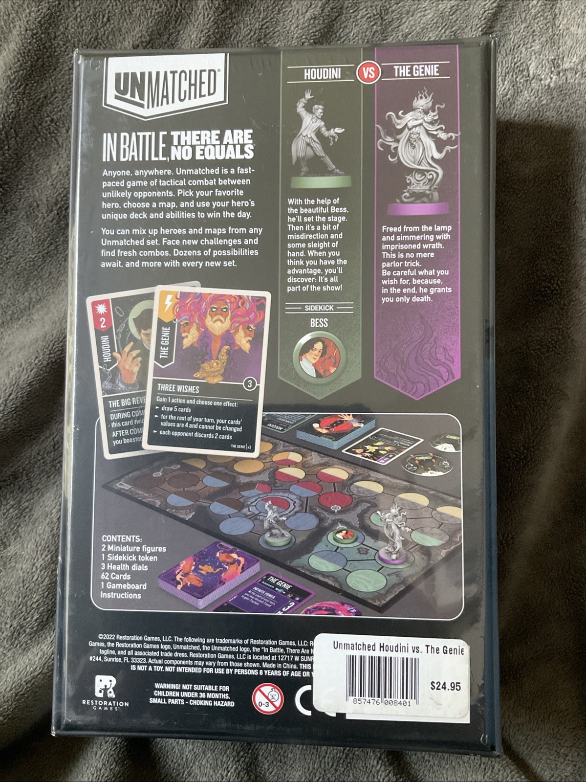 UNMATCHED: Houdini vs The Genie Restoration Games Sealed