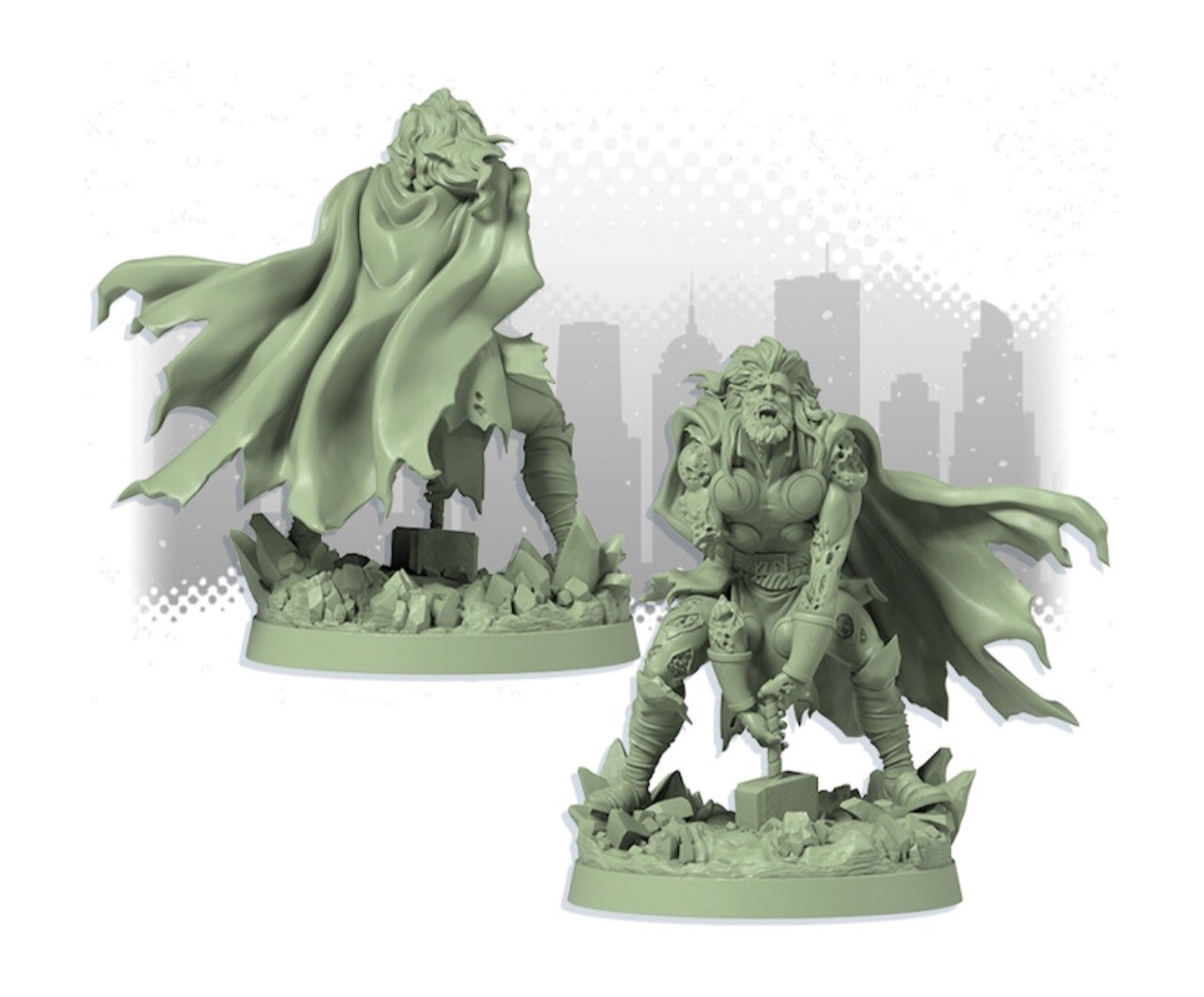 CMON MARVEL ZOMBIES THOR Daily Bugle Reward Kickstarter Ex KSE Zombicide KS