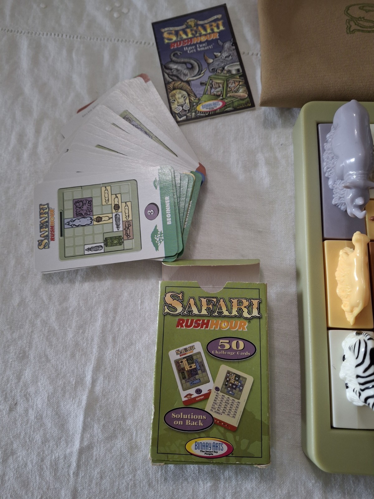 Binary Arts Safari Rush Hour Jungle Escape Game 1999 Vintage Complete Set